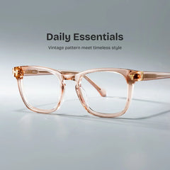 Heather Brown Frame Glasses with Square Frame Online | ZEELOOL