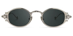 Oval Serena Silver Sunglasses Frames Deals