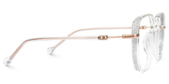 Joana Geometric Clear Glasses