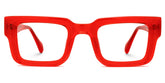 Glaucia Square Red Glasses | Zeelool Glasses