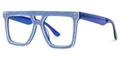 Rubin Denim Glasses, Blue Jean Frame Eyeglasses