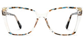 Clear Tortoise Shelia Butterfly Frame Glasses for Women