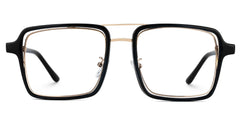 Nellie Aviator Black-Gold Eyeglasses & Frame Glasses