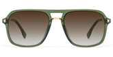 Aviator Kilworth Green Glasses deals -Zeelool Glasses