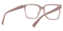 Square Renea Pink Glasses deals -Zeelool Glasses