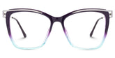 Square Krystle Purple-Blue Eyeglasses deals -Zeelool