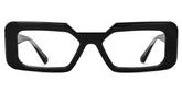 Tasew Black Eyeglasses with Rectangle Design