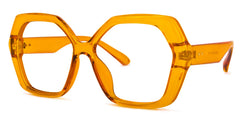 Piper Geometric Earthy-Yellow Glasses | Zeelool Glasses