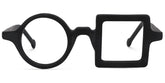 Paola Asymmetric Black Frame Eyeglasses