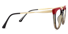 Marcus Cateye Red Glasses | Zeelool Glasses