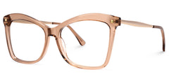 Isaebella Butterfly Beige Frame Glasses | Zeelool