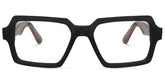 Arthur Geometric Black Eyeglasses and Thin Frames