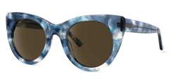 Starry Cateye Blue Sunglasses | Zeelool Glasses