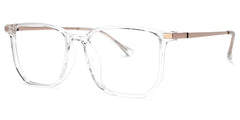 Fezell TR90 Square Clear Frame Glasses | Zeelool Optical