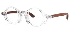 Charlie Round Clear Frame Glasses | Zeelool Optical