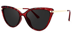 Lucas Cateye Red Sunglasses | Zeelool Glasses