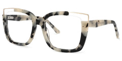 Dortch Square Light-Tortoise Frame Glasses | Zeelool