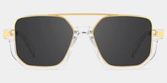 Oromiya Aviator Clear Frame Eyeglasses for Woman| ZEELOOL