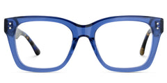 Gaydeh Transparent Blue Glasses With Rectangle Shape | Zeelool
