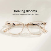Cassia Art Beige Rectangle Glasses Frames for Women | ZEELOOL