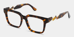 Harriet Square Tortoise Frame Eyeglasses for Man| ZEELOOL