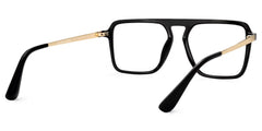 Briannie Black Aviator Prescription Glasses Online | Zeelool