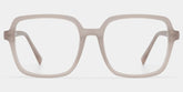 Kenneth Khaki Square Glasses for Ladies | ZEELOOL