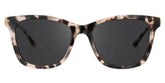Large Rectangle Eyeglasses With Woven Metal Temples