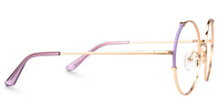 Rindy Round Purple Glasses