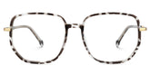 Brown Tortoise Glasses With Geometric Shape