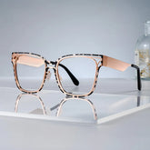 Women's Metal Glasses with Dual-level Frame Online