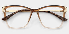Mia brown square frame glasses Online | ZEELOOL