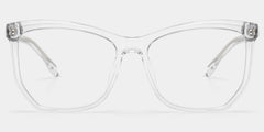 Libby Geometric Clear Eyeglasses & Glasses Frames