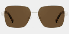 Sahara brown Frame Polarized Sunglasses with square Style Online | ZEELOOL