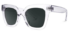 Malcolm Square Clear TR90 Frame Sunglasses | Zeelool