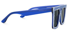 Rubin Denim Glasses, Blue Jean Frame Sunglasses