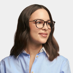 Greene Square Tortoise Frame Glasses | Zeelool Optical