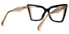 Brooklyn Cateye Black-Brown Eyeglasses and Glasses Frames