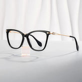 Butterfly-Shaped Spectacles With Shiny Diamond On The Temples