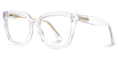 Mirta Square Clear Eyeglasses with TR90 Frame