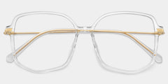 Payton Geometric Clear Eyeglasses | Zeelool Optical