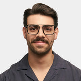Nellie Aviator Black-Gold Eyeglasses & Frame Glasses
