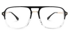 Aviator Kilworth Black-Clear Glasses deals -Zeelool Glasses