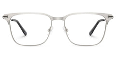 Marshall Silver Rectangle Prescription Glasses | Zeelool