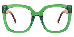 TR90 Ebony Eyeglasses, Ebony Square Glasses -Zeelool Glasses