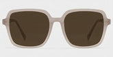 Kenneth Khaki Square Glasses for Ladies | ZEELOOL
