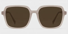 Kenneth Khaki Square Glasses for Ladies | ZEELOOL
