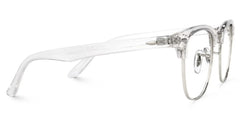 Hacker Browline Clear Glasses | Zeelool Glasses