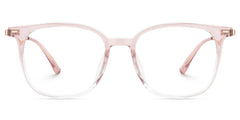 Cora Square Pink Frame Eyeglasses for Woman| ZEELOOL