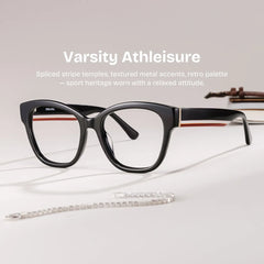 Everest Black Butterfly Glasses | Retro Varsity Chic